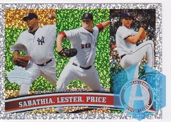 2011 Topps Diamond Platinum Sabathia, Lester, Price League Leaders #124
